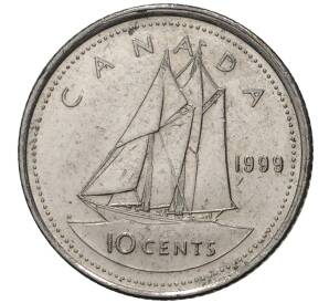 10 центов 1999 года Канада — Фото №1
