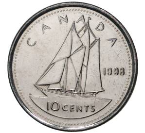 10 центов 1998 года Канада — Фото №1