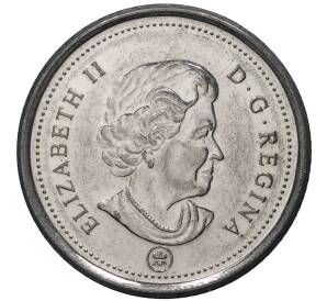 10 центов 2011 года Канада — Фото №2