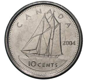 10 центов 2004 года Канада — Фото №1