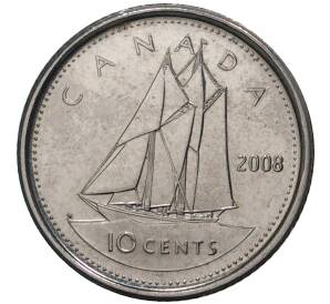 10 центов 2008 года Канада — Фото №1