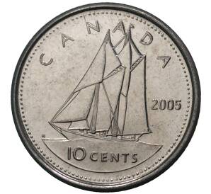 10 центов 2005 года Канада — Фото №1