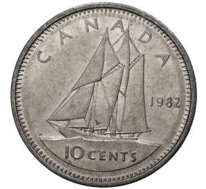 10 центов 1982 года Канада — Фото №1