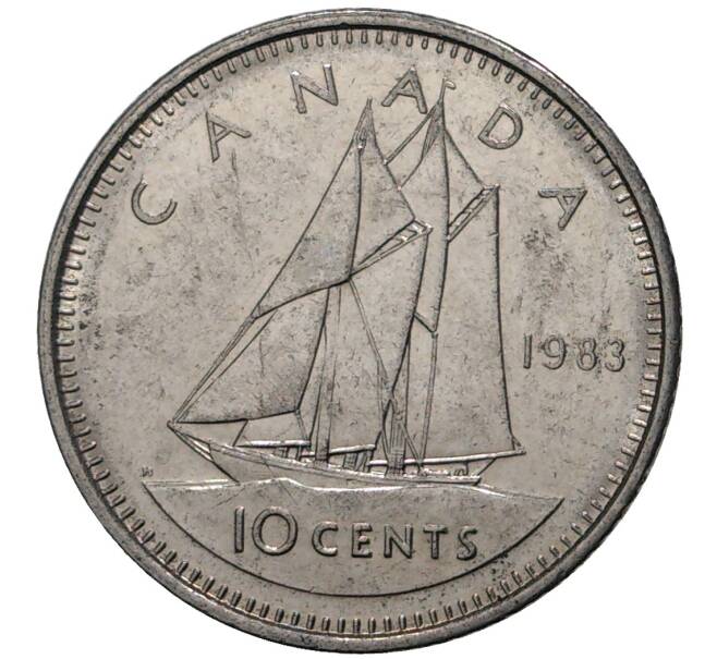 Монета 10 центов 1983 года Канада (Артикул M2-33118)