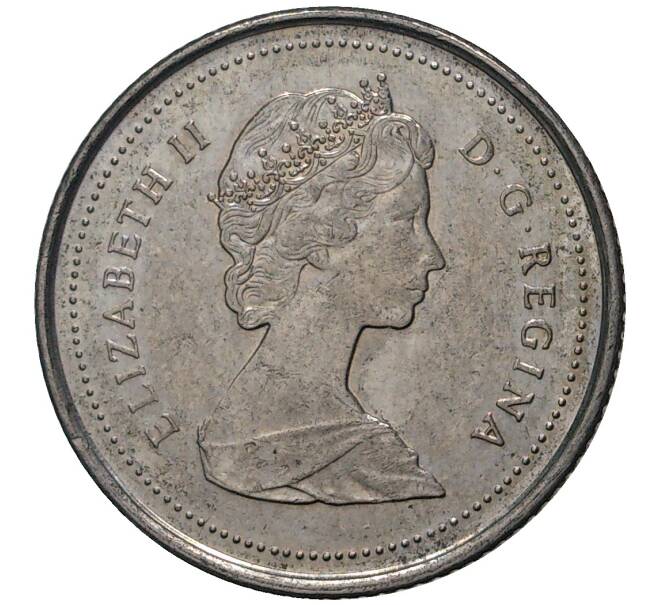 Монета 10 центов 1988 года Канада (Артикул M2-33123)
