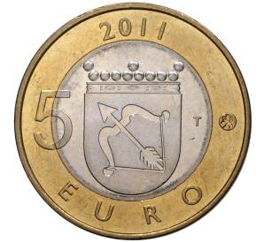 5 евро 2011 года Финляндия «Исторические регионы Финляндии — Савония» — Фото №2