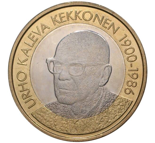 5 евро 2017 года Финляндия «Президенты Финляндии — Урхо Калева Кекконен» (Артикул M2-48767)