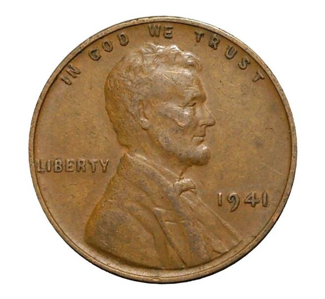 Монета 1 цент 1941 года (Артикул: M2-0812) — Фото №1
