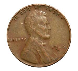 1 цент 1946 года D США — Фото №1