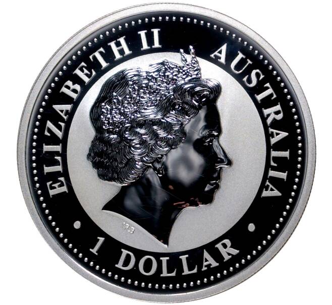 Монета 1 доллар 2007 года Австралия «Китайский гороскоп — год свиньи (кабана)» (Артикул K11-0110)
