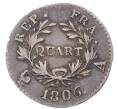 1/4 франка 1806 года Франция (Артикул M2-48851)