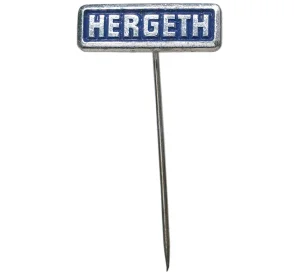 Значок «HERGETH» Германия