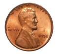 Монета 1 цент 1958 года США (Артикул: M2-0838) — Фото №1