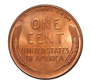 1 цент 1958 года США — Фото №2