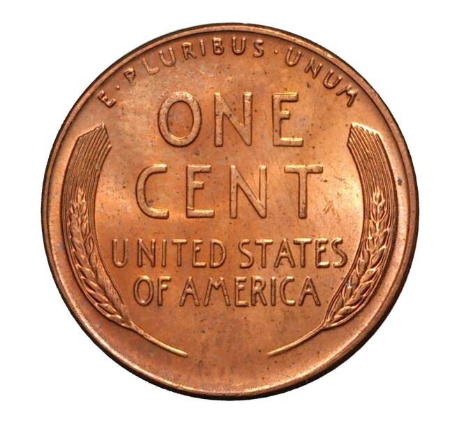 Монета 1 цент 1958 года США (Артикул: M2-0838) — Фото №2