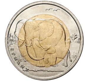 1 лира 2009 года Турция «Фауна Турции — Слон» — Фото №1