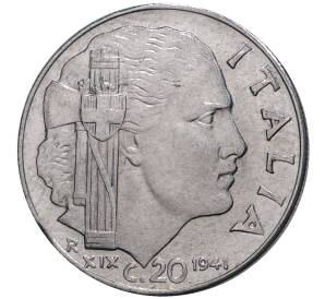 20 чентезимо 1941 года Италия — Фото №1