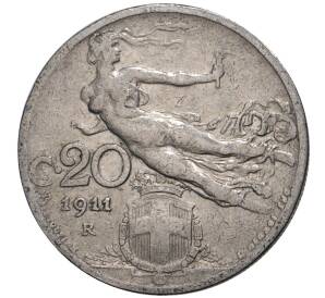 20 чентезимо 1911 года Италия — Фото №1