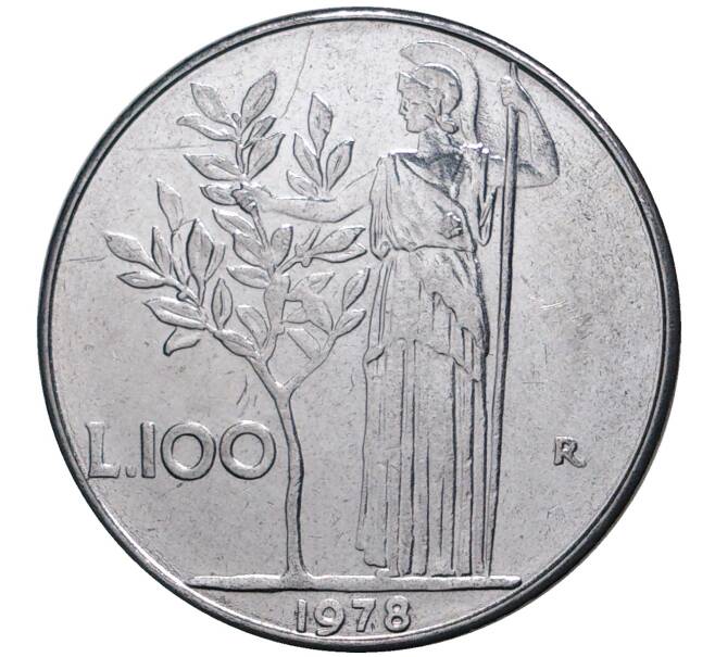 Монета 100 лир 1978 года Италия (Артикул M2-2523)