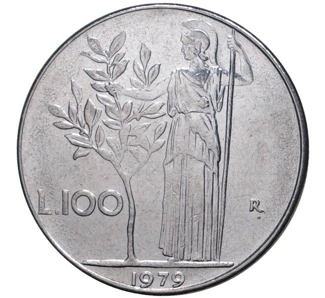 Монета 100 лир 1979 года Италия (Артикул: M2-2524) — Фото №1