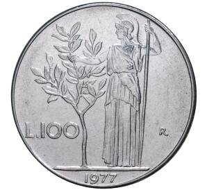 100 лир 1977 года Италия — Фото №1