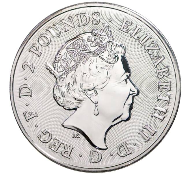 Монета 2 фунта 2019 года Великобритания «Королевский герб» (Артикул M2-32801)