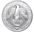 Монета 5 фунтов 2019 года Великобритания «Звери Королевы — Сокол Плантагенетов» (Артикул M2-30210)