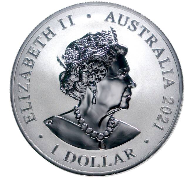 Монета 1 доллар 2021 года Австралия «Дельфин Фрейзера» (Артикул M2-48909)