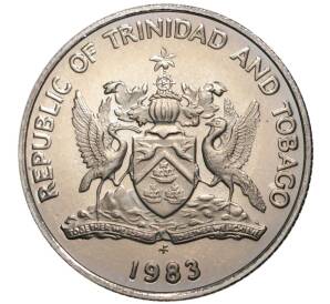 10 центов 1983 года Тринидад и Тобаго