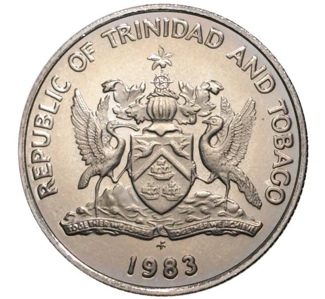 Монета 10 центов 1983 года Тринидад и Тобаго (Артикул M2-48971)