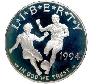 1 доллар 1994 года S США «Чемпионат мира по футболу 1994 в США»