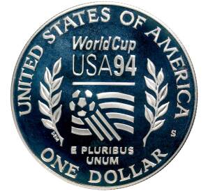 1 доллар 1994 года S США «Чемпионат мира по футболу 1994 в США»