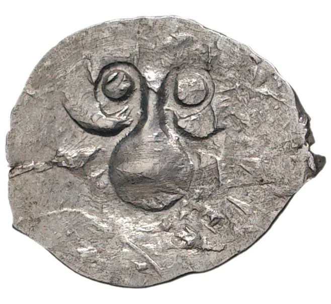 Монета Денга 1427-1456 года Рязанское княжество — Иван Федорович (Артикул K1-2328)