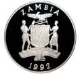 Монета 100 квача 1992 года Замбия «XXV летние Олимпийские игры 1992 в Барселоне — Бокс» (Артикул M2-49278)