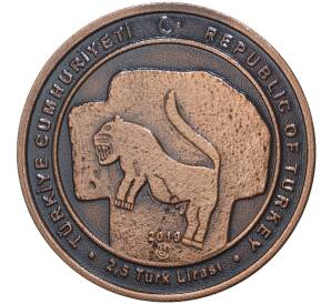 2.5 лиры 2019 года Турция «Гебекли-Тепе» — Фото №2