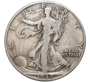 1/2 доллара (50 центов) 1942 года D США