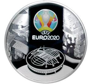 3 рубля 2021 года СПМД «Чемпионат Европы по футболу УЕФА 2020»