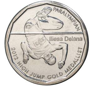 50 центов 2013 года Фиджи «Илиеза Делана — Паралимпиада 2012»