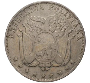 10 сентаво 1892 года Боливия