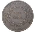Монета 1 цент 1845 года Стрейтс Сетлментс (Артикул M2-49724)