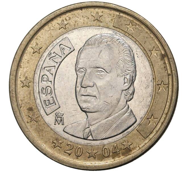 Монета 1 евро 2004 года Испания (Артикул M2-49890)