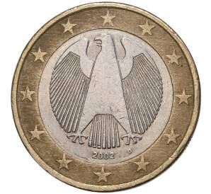1 евро 2002 года D Германия