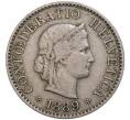 Монета 5 раппенов 1889 года Швейцария (Артикул K27-3202)