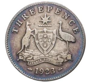 3 пенса 1923 года Австралия