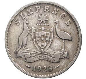 6 пенсов 1923 года Австралия