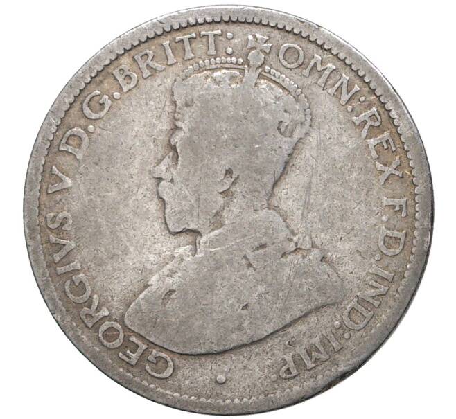 Монета 6 пенсов 1924 года Австралия (Артикул K27-3225)