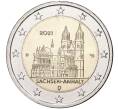 Монета 2 евро 2021 года D Германия «Федеральные земли Германии — Саксония-Анхальт (Магдебургский собор)» (Артикул: M2-50097) — Фото №1