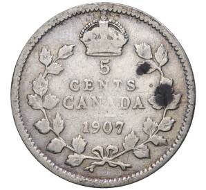 5 центов 1907 года Канада
