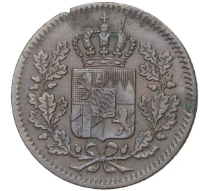 1 пфенниг 1850 года Бавария