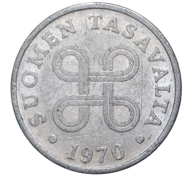 Монета 1 пенни 1970 года Финляндия (Артикул K27-3317)